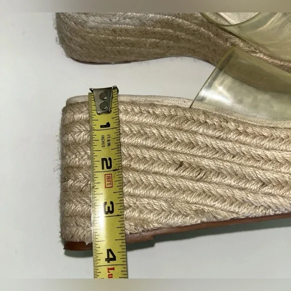 Zara Women's Clear Platform Wedges - Picture 9 of 14